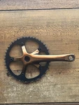 Vintage Lasco Drive Side Crank Arm + 46 Chain Ring Single Speed Fixed Gear. Fixed Price $29.99.
