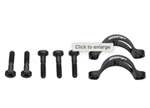 Zipp Speed Weaponry Vuka Clip Riser Kit: 5MM, High Brushed Black Laser Etched. Fixed Price $12.00.