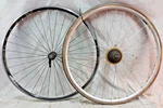 Mavic/alexrims 700C Road Bike Wheelset Shimano FH-A410 Hyperglide 130/100 22/32S. Fixed Price $100.75.