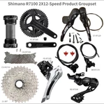 Shimano 105 R7100 R7120 52/36T 170MM Disc Mechanical Groupset 2X12-SPEED. Fixed Price $799.59.