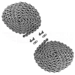(2)TWO Kmc Bicycle Chains 1/2X1/8X112 1/SPEED Silver, Bike Chain, Easy To Use. Fixed Price $22.94.