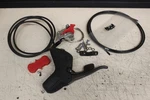 Sram Red 22 Flat Mount Hydraulic Disc Brake With Rear Shifter, 1800MM Hose. Fixed Price $360.00.