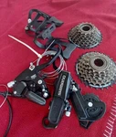 7-SPEED Genuine Shimano MF-TZ21 Black 6-SPEED MF-TZ20 ST-EF60L RD-TZ30 Guards. Fixed Price $85.00.