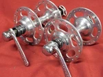 Vintage Campagnolo #1035 Nuovo Record High Flange Hubs & Skewers 36H Italian. Fixed Price $145.00.