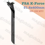 Fsa K-force SB25 Ud Carbon Seatpost 31.6X400 Mm RK-162 Mtc. Fixed Price $156.76.