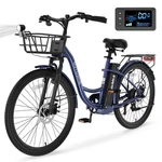Mooncool 26" Electric For Adults, 700W Peak Power City Cruiser Ebike 36V. Fixed Price $589.00.