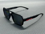 Prada Linea Rossa Ps A06SF 1AB02G Black Grey Polarized Men's 59 Mm Sunglasses. Fixed Price $312.00.