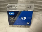 Kmc X9 9-SPEED Silver Bike Chain Stretch-proof Fits Road Mtb Campy Shimano Sram. Fixed Price $42.00.