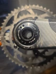 Carbon Fiber Sram Force Hollow Crank Set 172 .5 50/34. Fixed Price $90.00.
