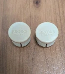 Brooks Of England Rubber End Plugs For Drop Bars -pair- Light Tan New. Fixed Price $7.99.