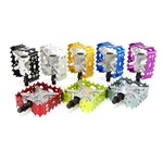 Wellgo Bmx Mtb Bear Trap School Bike Pedal 9/16" Or 1/2" Black Blue Red Gold. Fixed Price $36.90.