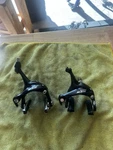 Shimano 105 BR-5700 Side Pull Road Rim Brake Caliper Set Black Front & Rear. Fixed Price $45.00.