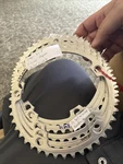 Sugino 42T X 144MM Bcd Aero Mighty Inner Chainring Japan - Nos. Fixed Price $19.98.