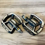 Shimano Saint PD-MX80 Flat Pedals 9/16 Alloy Low Miles. Fixed Price $124.99.