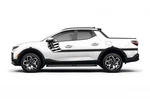 Sport Hockey Us Flag Decal Sticker Graphic Design Kit Bar For Hyundai Santa Cruz. Fixed Price $136.00.