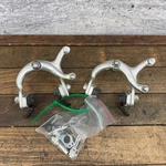 Vintage Dia-compe 500 Caliper Brakes Set Silver Nutted Road Qr Side Pull Japan. Fixed Price $29.99.