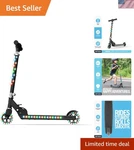 Jupiter Kids 2-WHEEL Light-up Kick Scooter, Led Lights On Handlebar, Stem, Wh.... Fixed Price $49.59.