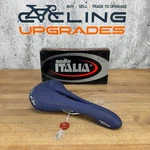 New! Selle Italia Flite Gel Flow Trans Am 7X7MM Titanium Rails Blue Nos Saddle. Fixed Price $186.95.