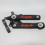 Cws Exposed Carbon Fiber Bicycle Crank Set Bmx Race? With Spindle No Bolts. Fixed Price $224.99.