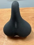 CLOUD-9 Ladies Bicycle Comfort Saddle Black Vinyl Cover Steel Rails. Fixed Price $15.80.