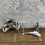 Vintage Suntour Accushift 4050 Derailleur Set Front Rear Silver Japan Double. Fixed Price $28.19.