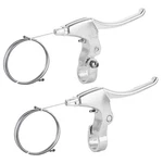 Chooee Bicycle Brake Lever,mountain Bike Handlebar For Mtb, Silver. Fixed Price $25.16.