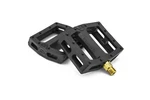 Cinema Bmx Pedals - Black/gold Spindle. Fixed Price $19.99.