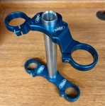 Risse Racing F40 Complete Drop Clamp Kit Type Blue Fits New Fox 2021+ Year. Fixed Price $395.00.