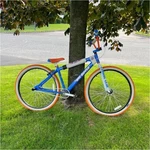 Se Bikes Nyc Ripper Bmx Bicycle 29" Blue Orange White With Inch Wheels. Fixed Price $1400.00.