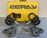 Zeray Clipless Road Bike Pedals Lightweight W/ Cleats Look Keo Compatible 9/16. Fixed Price $26.49.