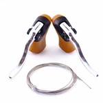 Tektro RL340 Road Bike Brake Lever Aero W/CABLES-800 & 2000MM Colors. Fixed Price $31.79.