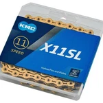 Kmc X11SL Speed Chain Bicycle 1/2 11/128 Inch 118 Links Gold. Fixed Price $45.85.