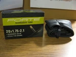 New Forte (performance) Schrader Bicycle Inne Tube 20X1.75-2.1 (0.9MM/132 Grams). Fixed Price $7.50.