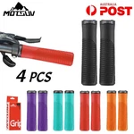 Motsuv 4 Pcs Bicycle Grips Handlebar Anti Slip Rubber Soft Mountain Bike. Fixed Price $18.65.