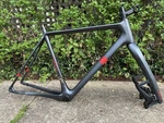Lauf True Grit Carbon Gravel Frameset Large W/ Fork Headset Stem. Fixed Price $1000.00.