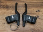 1990'S Brake Levers Shimano 100 Gs BL-M101 Via Japan 3-FINGER 22.2 Mm. Fixed Price $23.00.