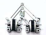 Vintage Nos! Shimano Stx Rc BR-MC33 Cantilever Brake Set Silver. Fixed Price $49.89.