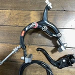 Vintage Lee Chi Bmx Caliper Brake Nos Black Rear Tech 4 Style Lever Fits 80S. Fixed Price $89.99.
