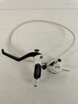 Tektro Auriga Pro Hydraulic Disc Brake Set - White & Black Front Or Rear. Fixed Price $26.99.