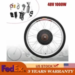 26" Rear Wheel Electric Bicycle Conversion Kit E-bike Motor Hub 1000W 48V. Fixed Price $218.88.