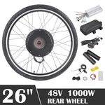 48V 1000W 26" Front/rear Wheel E-bike Conversion Kit Dual Mode Controller. Fixed Price $249.90.