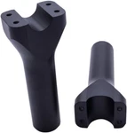Trask Assault Risers Rise/height: 6" Size Of Bar: 1" Black Reverse Cut. Fixed Price $299.95.