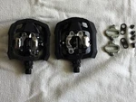 Shimano MT-PD50 Clip/ Platform Pedals With Cleats, Excellent Used Condition. Fixed Price $69.95.