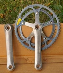 Shimano Exage Crankset FC-A400 Vintage Bike 170 Double 130 Bcd Biopace. Fixed Price $49.99.