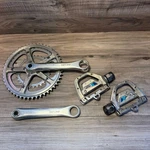 Shimano Deore Ax FC-DE30 Crankset Touring With Dynadrive PD-DE30 Pedals. Fixed Price $249.99.