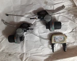 Shimano 3X7 Speed Shifters W Ci-deck Indicator C101 V-brake Levers. Fixed Price $33.99.