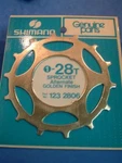 Shimano Dura Ace 1ST Gen Gold 28T Skip-tooth Cog New / Nos For 5-SPD Fw-nib. Fixed Price $26.79.