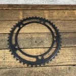 Vintage Sugino 47T Mighty Competition Chainring 144 Bcd 5-ARM Black Japan. Fixed Price $69.99.