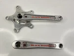 Vintage 1990 Odyssey Black Widow Euro Bmx Racing Crank Arms Set Silver Usa Htf. Fixed Price $199.99.