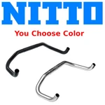 Nitto RB-021 Pursuit Bullhorn Drop Bike Handlebar Black / Silver 420MM Timetrial. Fixed Price $59.50.